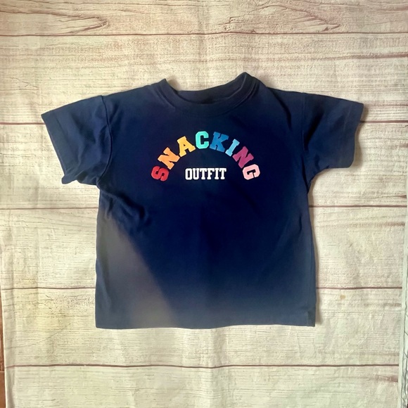 Okie Dokie 3T Navy With Snacking Theme - Picture 1 of 3